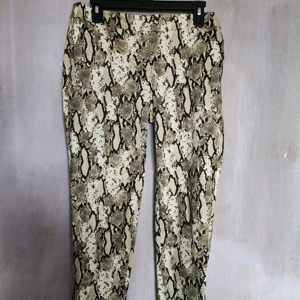 Jones New York Snakeprint Pants Size 4